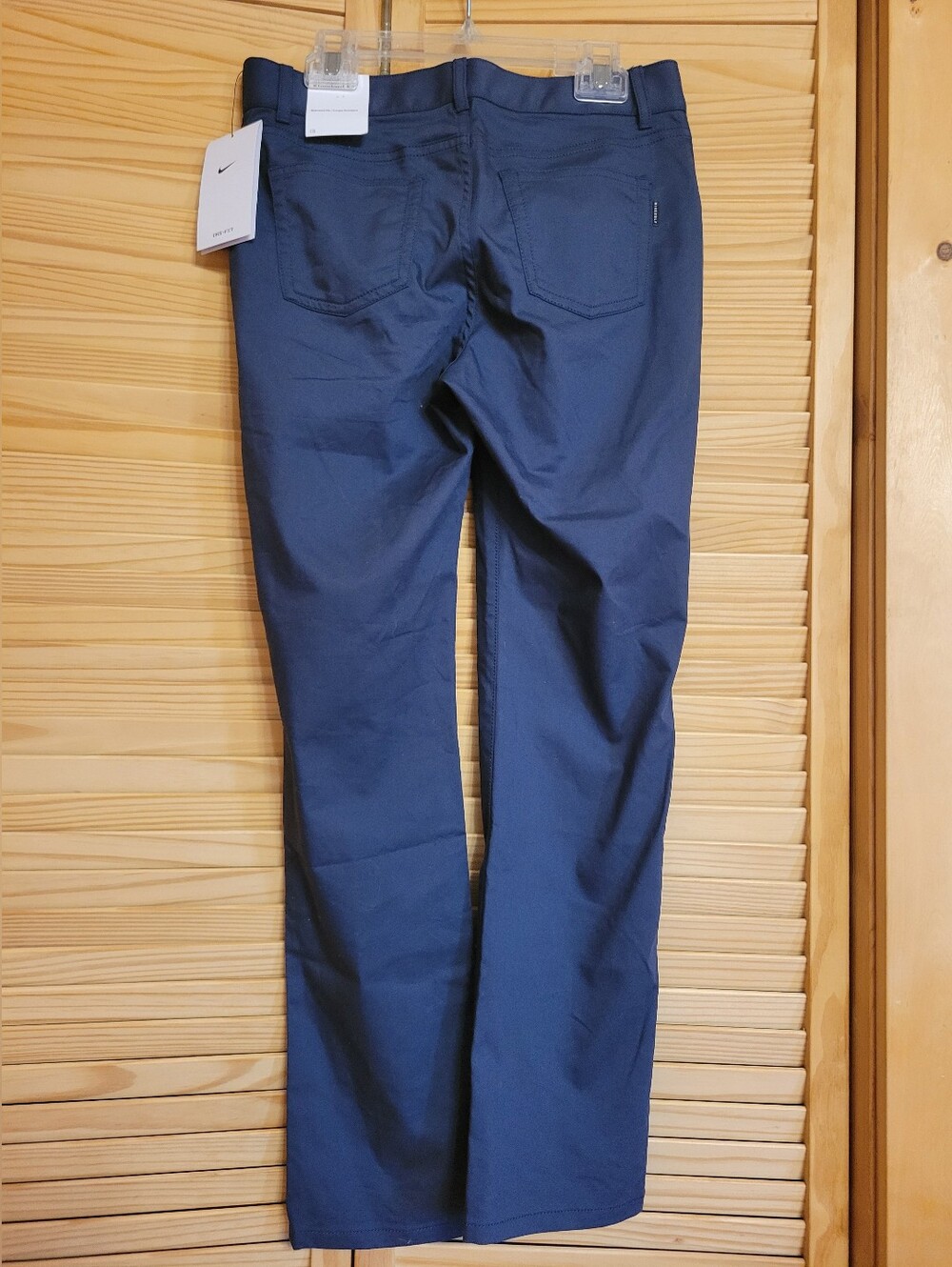 Nike Dri Fit Big Kids Boys 5 pocket golf pants Navy size Medium NEW WITH TAG - Picture 3 of 7